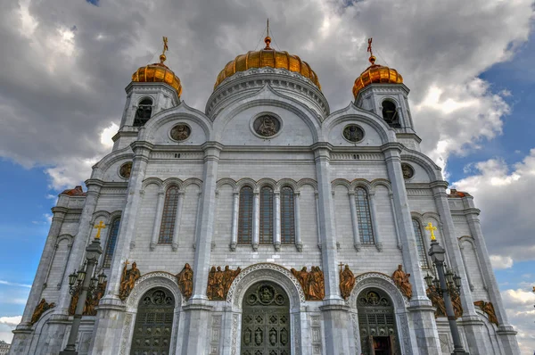 Catedral Cristo Salvador Una Catedral Ortodoxa Rusa Moscú Rusia —  Fotos de Stock