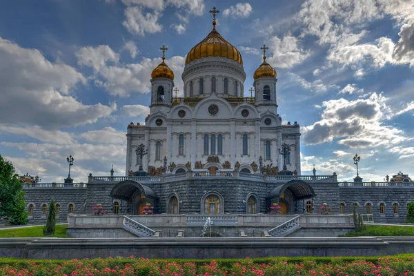 Catedral Cristo Salvador Una Catedral Ortodoxa Rusa Moscú Rusia —  Fotos de Stock