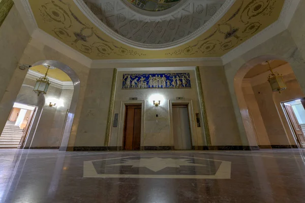 Moscow Russia Jun 2018 Interior Lobby Kotelnicheskaya Embankment Building Apartment — Stok fotoğraf