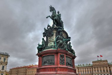 Nicholas Binicilik anıt ben (1859), St Petersburg, Rusya.