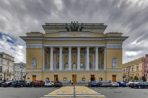 Saint Petersburg Rusya Temmuz 2018 Alexandrinsky Tiyatrosu Petersburg Rusya Nın — Stok fotoğraf