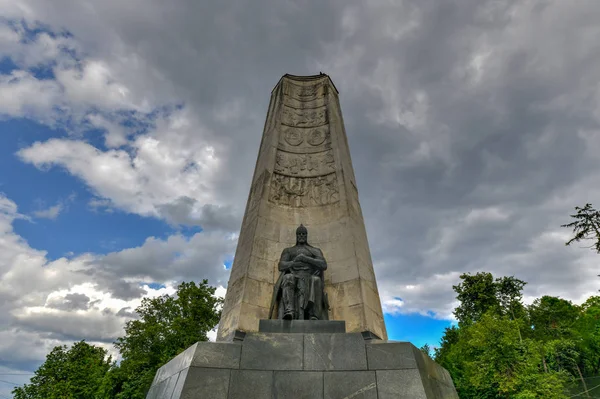 Monumento Honra 850 Aniversário Cidade Vladimir Anel Ouro Rússia — Fotografia de Stock