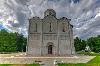 Aziz Demetrius katedral eski Rus şehir, Vladimir, Rusya bir Katedrali var. UNESCO Dünya Miras Listesi.