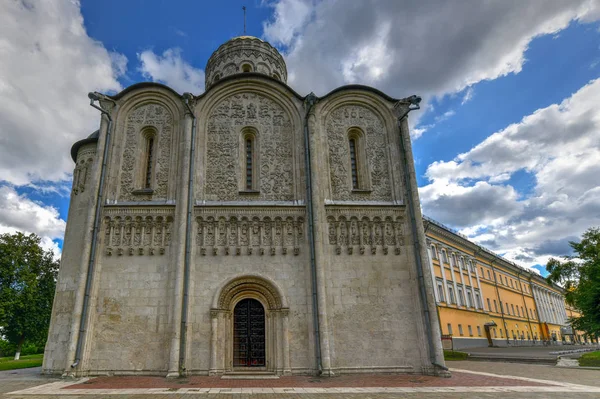 Catedral São Demétrio Uma Catedral Antiga Cidade Russa Vladimir Rússia — Fotografia de Stock