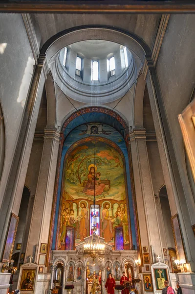 カシュヴェティ教会 - トビリシ, ジョージア — ストック写真