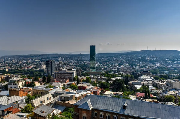 Tbilisi City Skyline - Geórgia — Fotografia de Stock