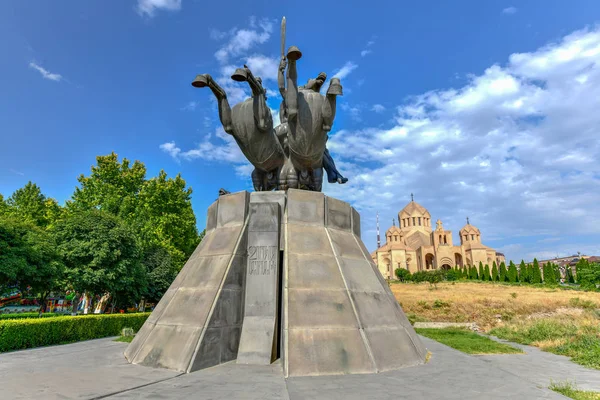 Monumento ao comandante Andranik - Yerevan, Armênia — Fotografia de Stock