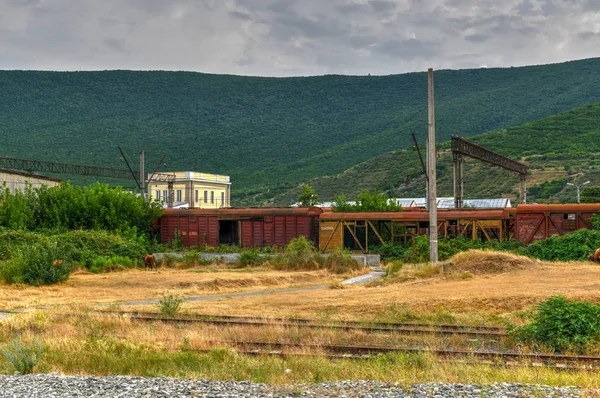 Ferrocarril viejo - Gori, Georgia — Foto de Stock