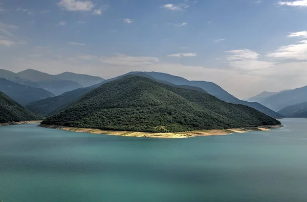 Lago Embalse de Zhinvali - Georgia — Foto de Stock