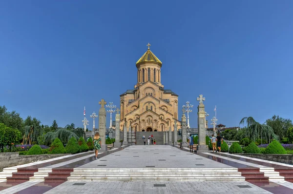 Katedrála Nejsvětější Trojice-Tbilisi, Gruzie — Stock fotografie