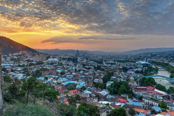 Panoramic City View - Tbilisi, Georgia — Stock Photo, Image