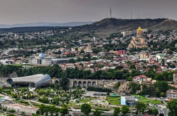 Panoramic City View - Tbilisi, Georgia — Stock Photo, Image