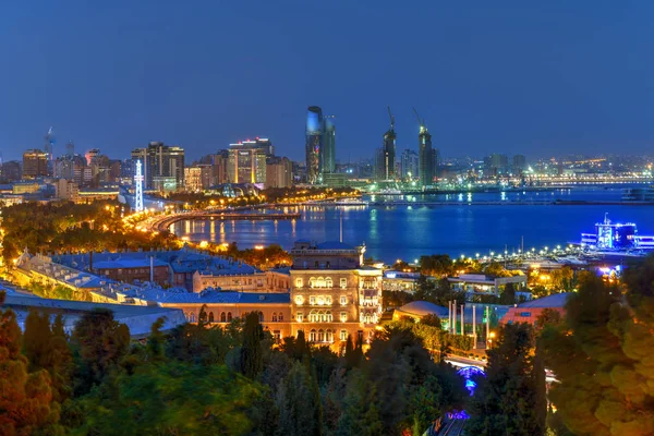 Skyline z Baku, Ázerbájdžán — Stock fotografie