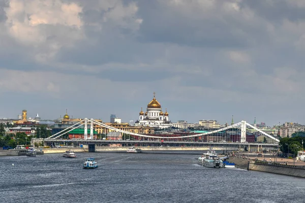 Catedral de Cristo Salvador - Moscou, Rússia — Fotografia de Stock