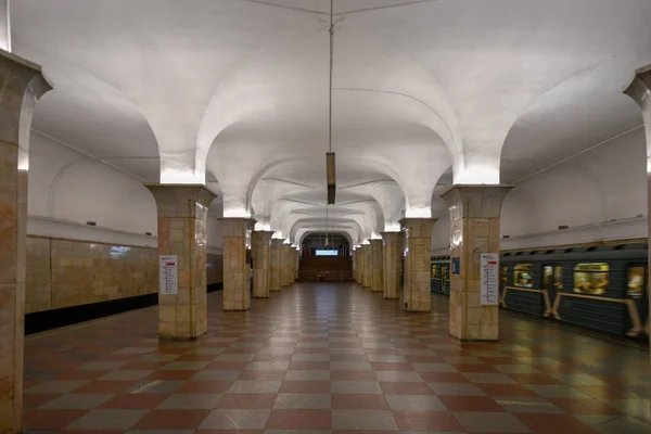 Kropotkinskaya-Sokolnicheskaya line-Moskva, Ryssland — Stockfoto