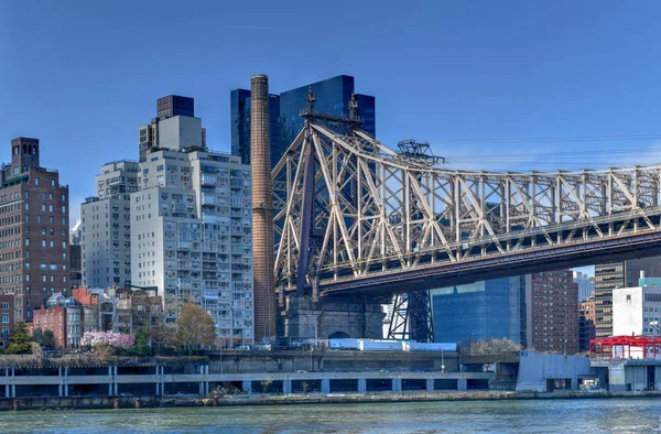 Мост Квинсборо - Нью-Йорк — стоковое фото