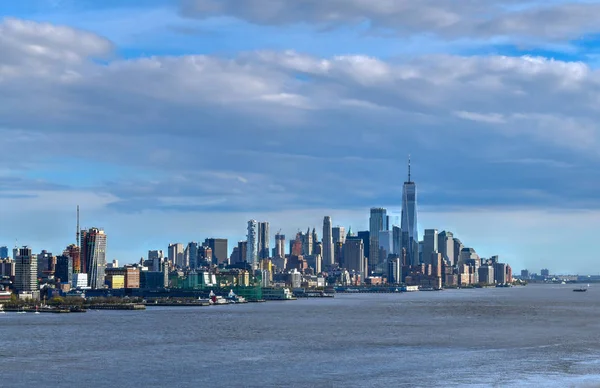 new Jersey'den Manhattan skyline