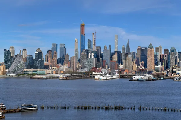 Manhattan skyline från new jersey — Stockfoto