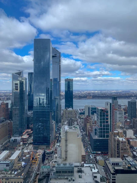 Hudson promenad - New York City — Stockfoto