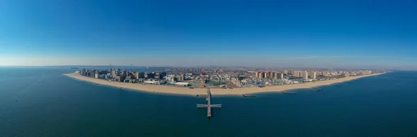 Coney Island Beach Panorama - นิวยอร์กซิตี้ — ภาพถ่ายสต็อก