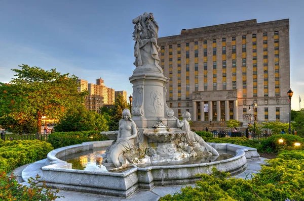 Heinrich Heine fontána-město New York — Stock fotografie