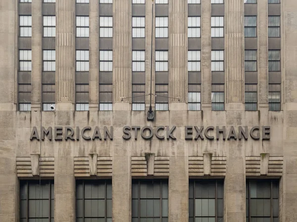 American Stock Exchange - New York — Stock Photo, Image
