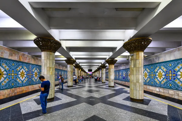 팍스타코르 지하철 - 타슈켄트, 우즈베키스탄 — 스톡 사진
