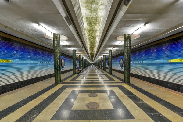 Estação de Metro Kosmonavtlar - Tashkent, Uzbequistão — Fotografia de Stock