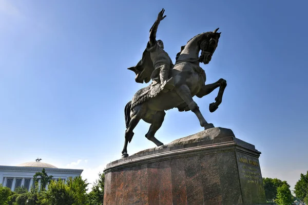 Tashkent Uzbequistão Julho 2019 Monumento Amir Timur Praça Amir Timur — Fotografia de Stock