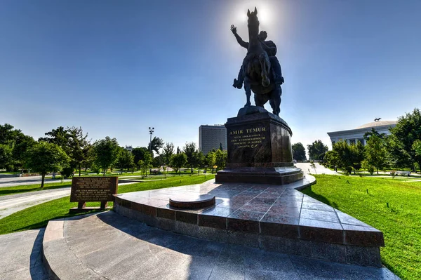 Ташкент Узбекистан Июля 2019 Года Памятник Амиру Тимуру Площади Амира — стоковое фото