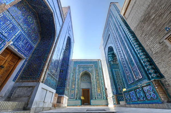Shah-i-Zinda - Samarcanda, Uzbekistan — Foto Stock
