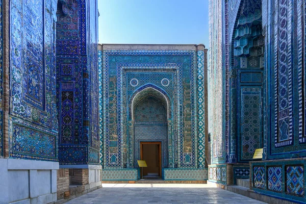 Shah-i-Zinda - Samarcanda, Uzbequistão — Fotografia de Stock