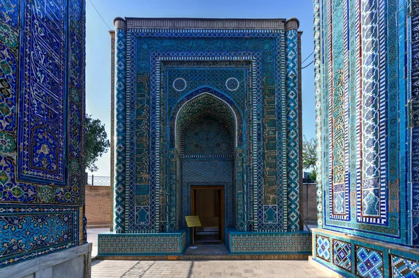 Shah-i-Zinda-Samarkand，乌兹别克斯坦 — 图库照片
