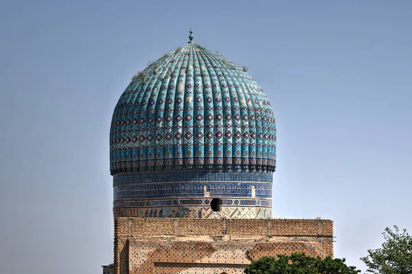Bibi Khanym Mosque-Samarkand, Uzbekistan — Stockfoto