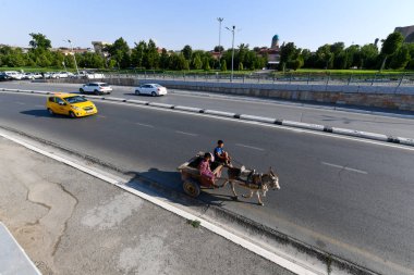 Eşek Arabası - Semerkand, Özbekistan