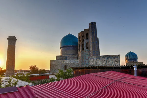 Bibi Khanym Mosque-Samarkand, Uzbekistan — Stockfoto