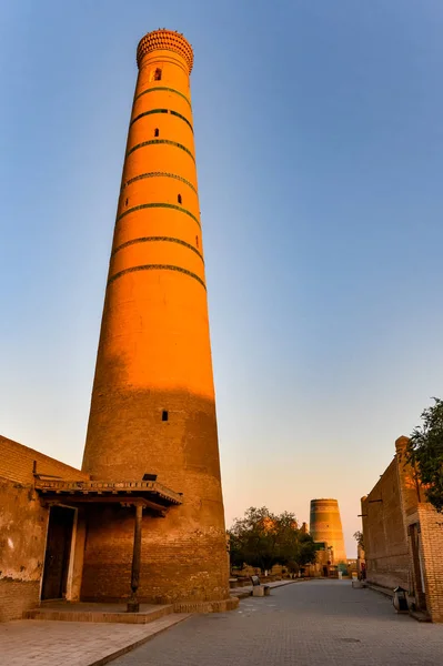 Minarete de Jummi - Khiva, Uzbequistão — Fotografia de Stock