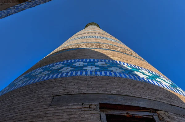 İslam Khoja Minaresi - Khiva, Özbekistan — Stok fotoğraf