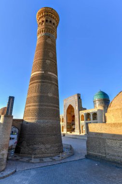 Kalon 'un büyük minaresi - Buhara, Özbekistan
