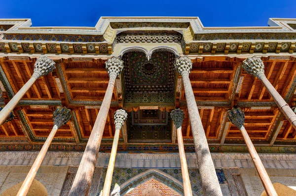 Bolo-Hauz Camii - Buhara, Özbekistan — Stok fotoğraf
