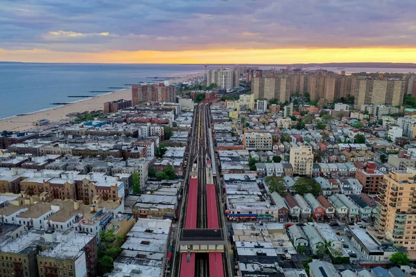 Brooklyn New York Mayıs 2020 Güney Brooklyn Boyunca Coney Adası — Stok fotoğraf