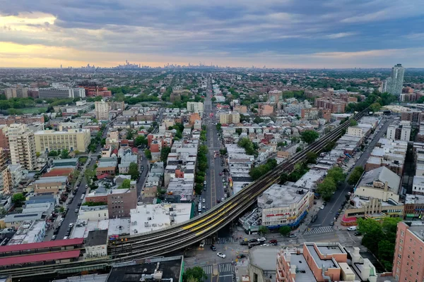 Brooklyn Maj 2020 Tunnelbanelinjer Längs Södra Brooklyn Som Betjänar Coney — Stockfoto