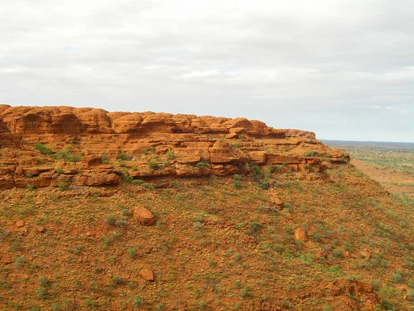 Panoramic View Kings Canyon Central Australia Northern Territory Australia — Stock Photo, Image