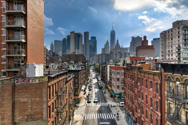 Нью Йорк Июня 2020 Года Вид Воздуха Центр Нью Йорка — стоковое фото