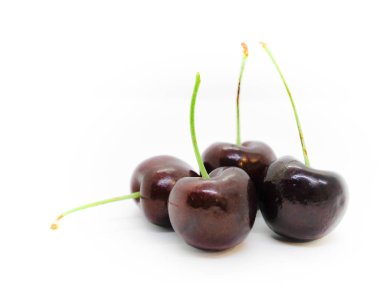 Beyaz arka planda neşeli meyve