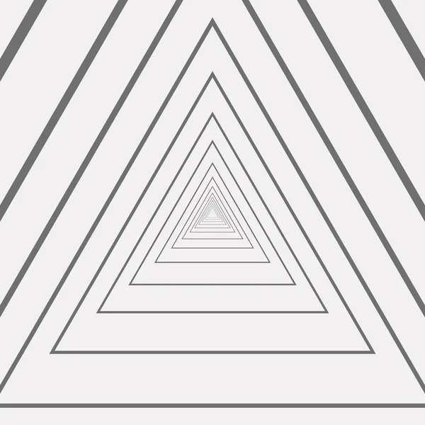 Abstrakt Triangel Förvåna Grå Och Vit Bakgrund Illustration Vektor — Stock vektor