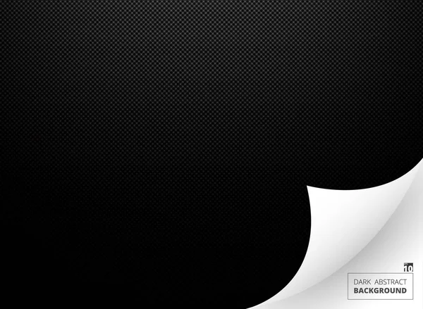 Abstrait Fond Métallique Noir Avec Motif Rayures Blanches Vecteur Illustration — Image vectorielle