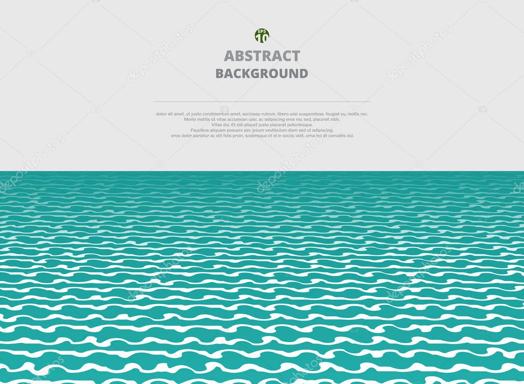 Abstration of sea water layer background. vector illustration eps10