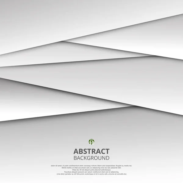 Abstract Von Weißem Und Grauem Papierschnitt Hintergrund Gestaltung Für Ihre — Stockvektor