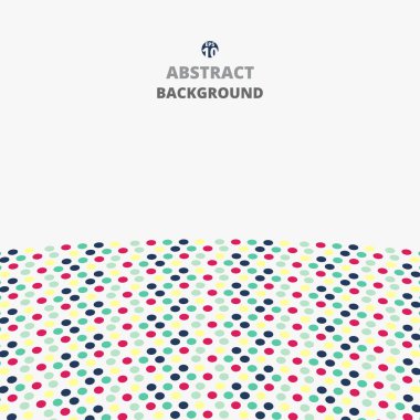 Soyut renkli nokta deseni, deformasyonu arka plan kopya alanı, illüstrasyon vektör eps10 ile